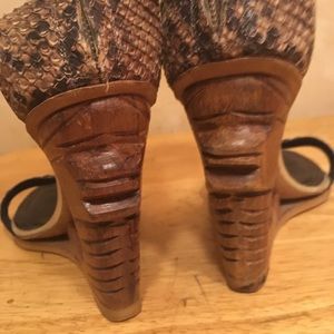 Donna Karen Safari Snake hand carved and woven wow